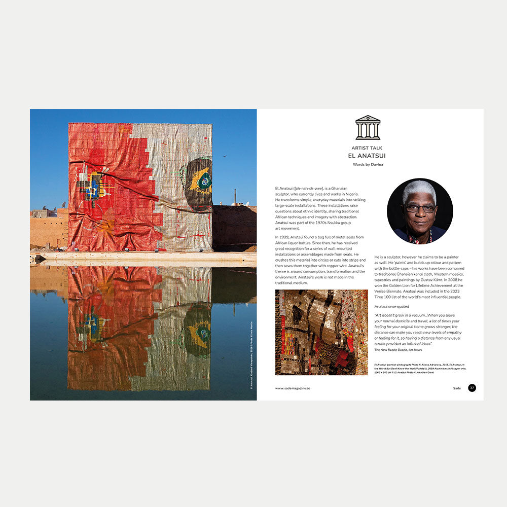 Artist Talk - Sade Magazine Issue 12