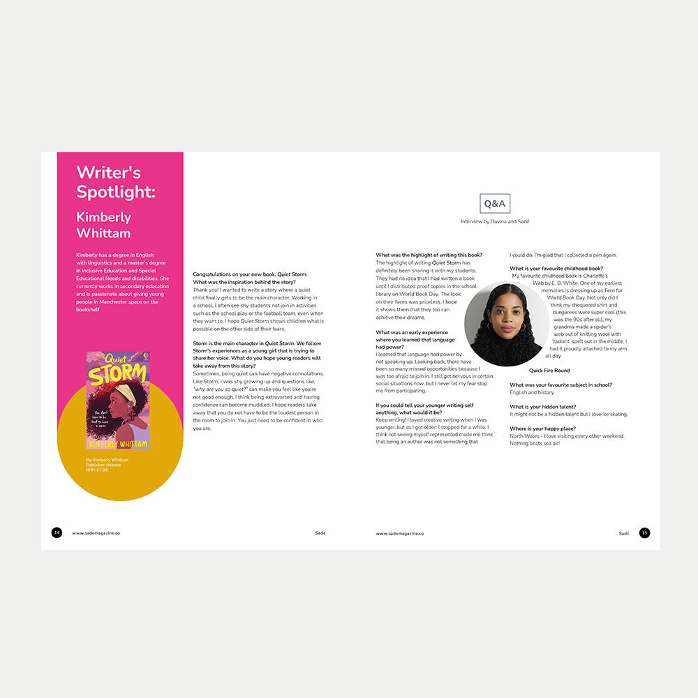 Kim Whittam - Issue 12 Sade magazine