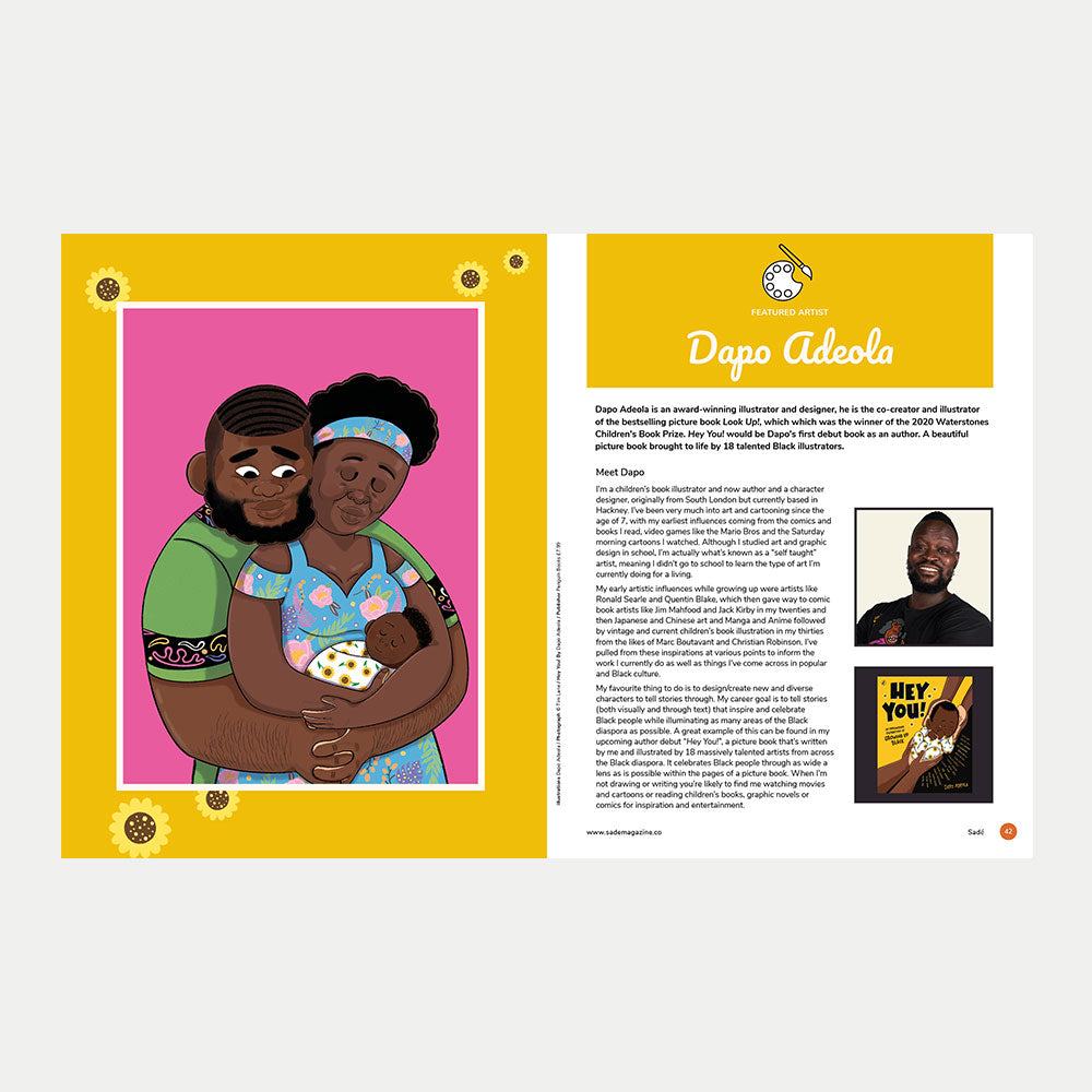 Featured Artist Dapo Adeola - Sadé Kids Magazine 